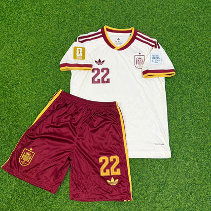 Pau Cubarsi Spain 2026 World Cup Kids Football Jersey