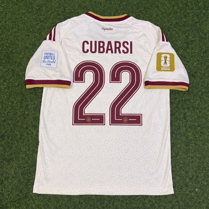 Pau Cubarsi #22 Spain Two Star 2026 World Cup Champions Away Jersey Trikot Maillot