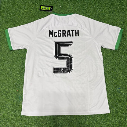 Paul McGrath 5- Ireland Vintage Special Edition White Football Jersey Kit