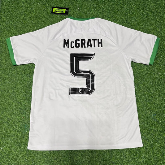 Paul McGrath 5- Ireland Vintage Special Edition White Football Jersey Kit