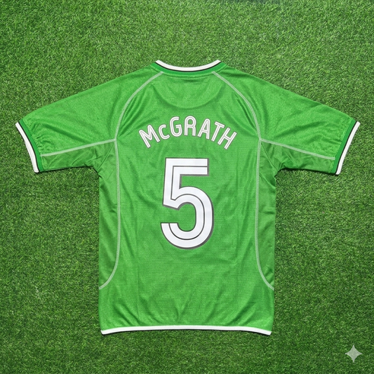 Paul McGrath Ireland Retro Green Football Jersey