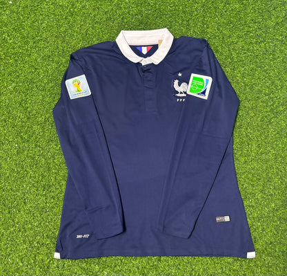 Antoine Griezmann #11 France 2014 World Cup Long Sleeve Football Jersey