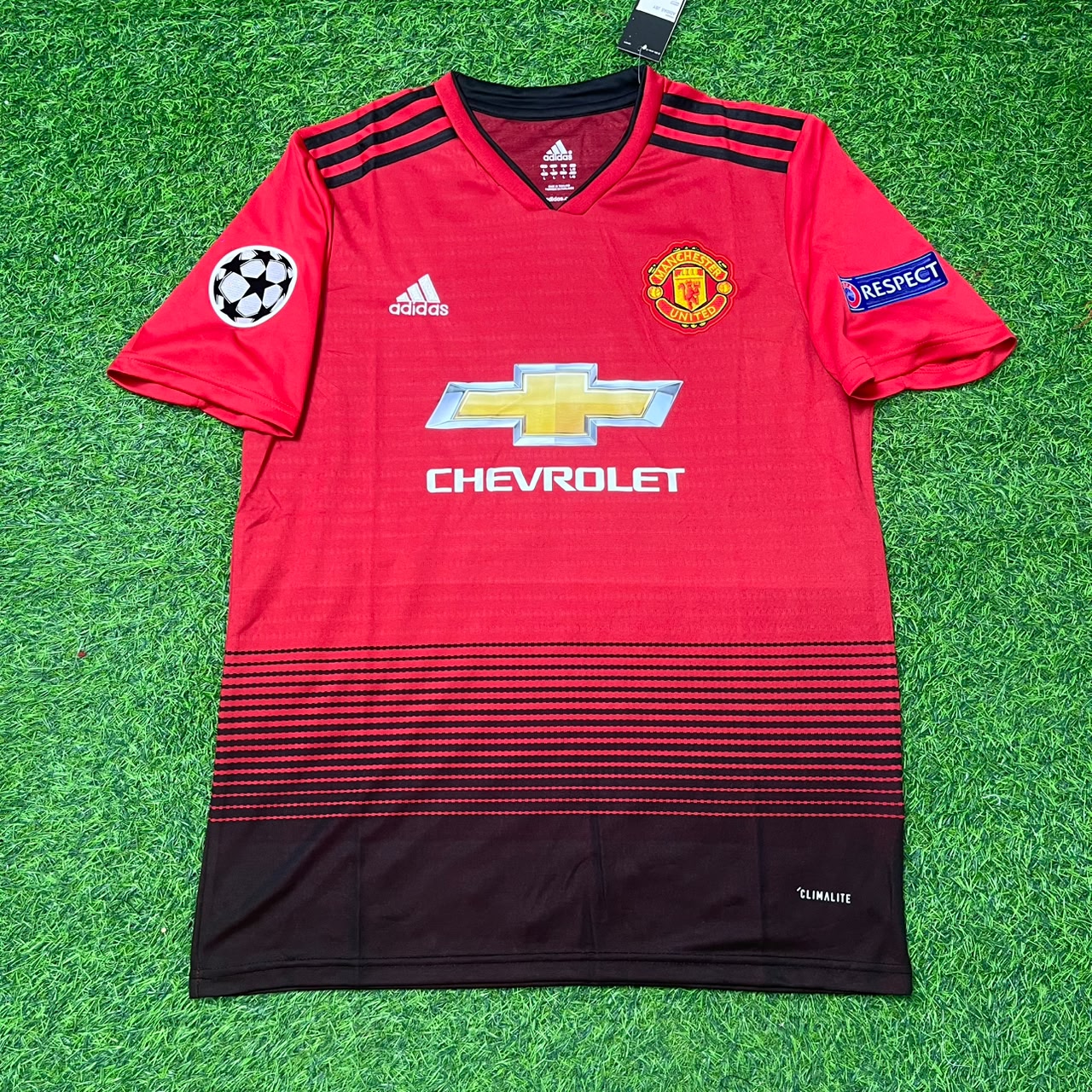 Paul Pogba 6 Manchester United 2018 2019 Retro Football Jersey