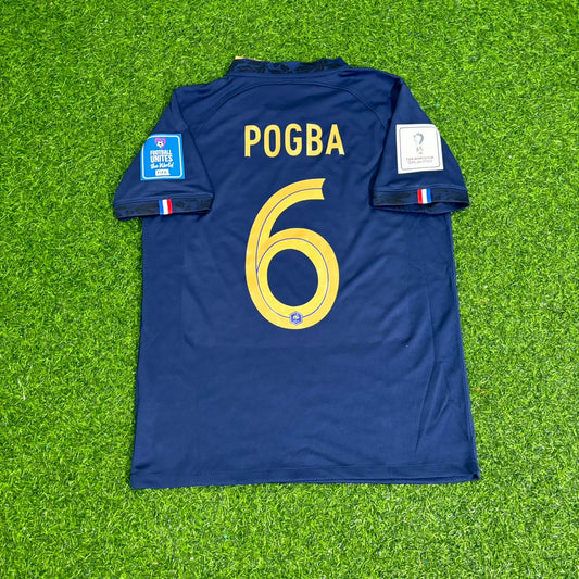 Maillot rétro Paul Pogba France Finale de la Coupe du Monde 2022