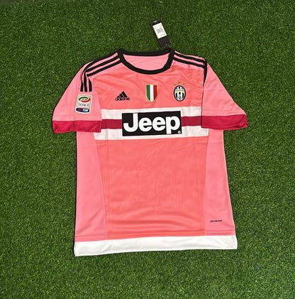 Maillot de football rétro rose Paul Pogba Juventus 2015/16