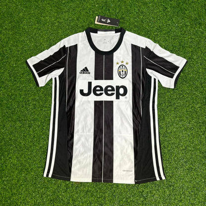 Paul Pogba Juventus 2016-2017 Home Retro Football Jersey Kit