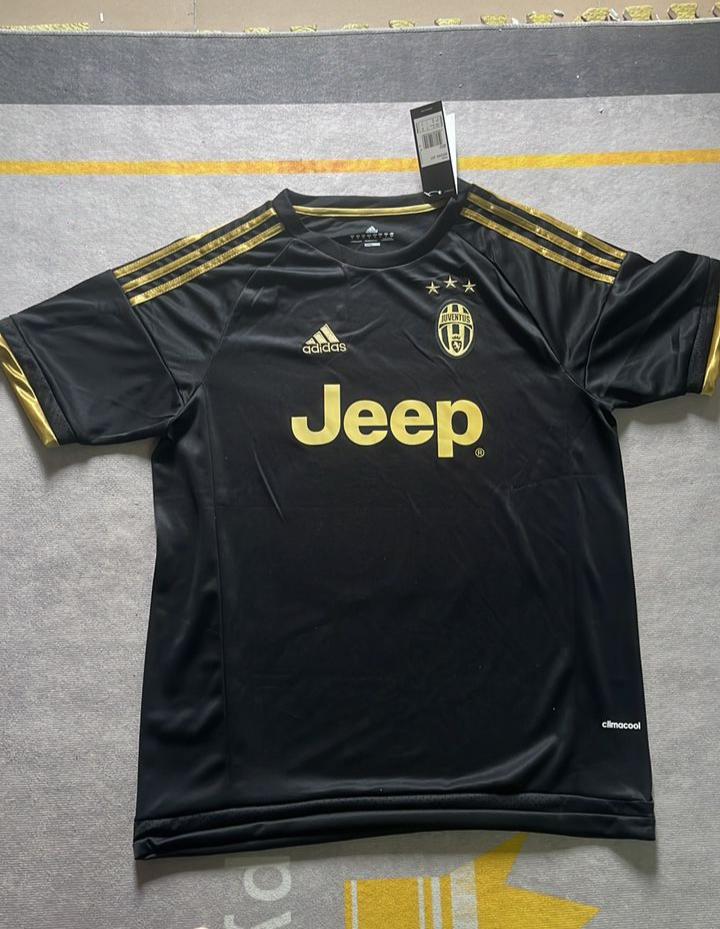 Paul Pogba Juventus Retro Black Kit Jersey Trikot Maglia