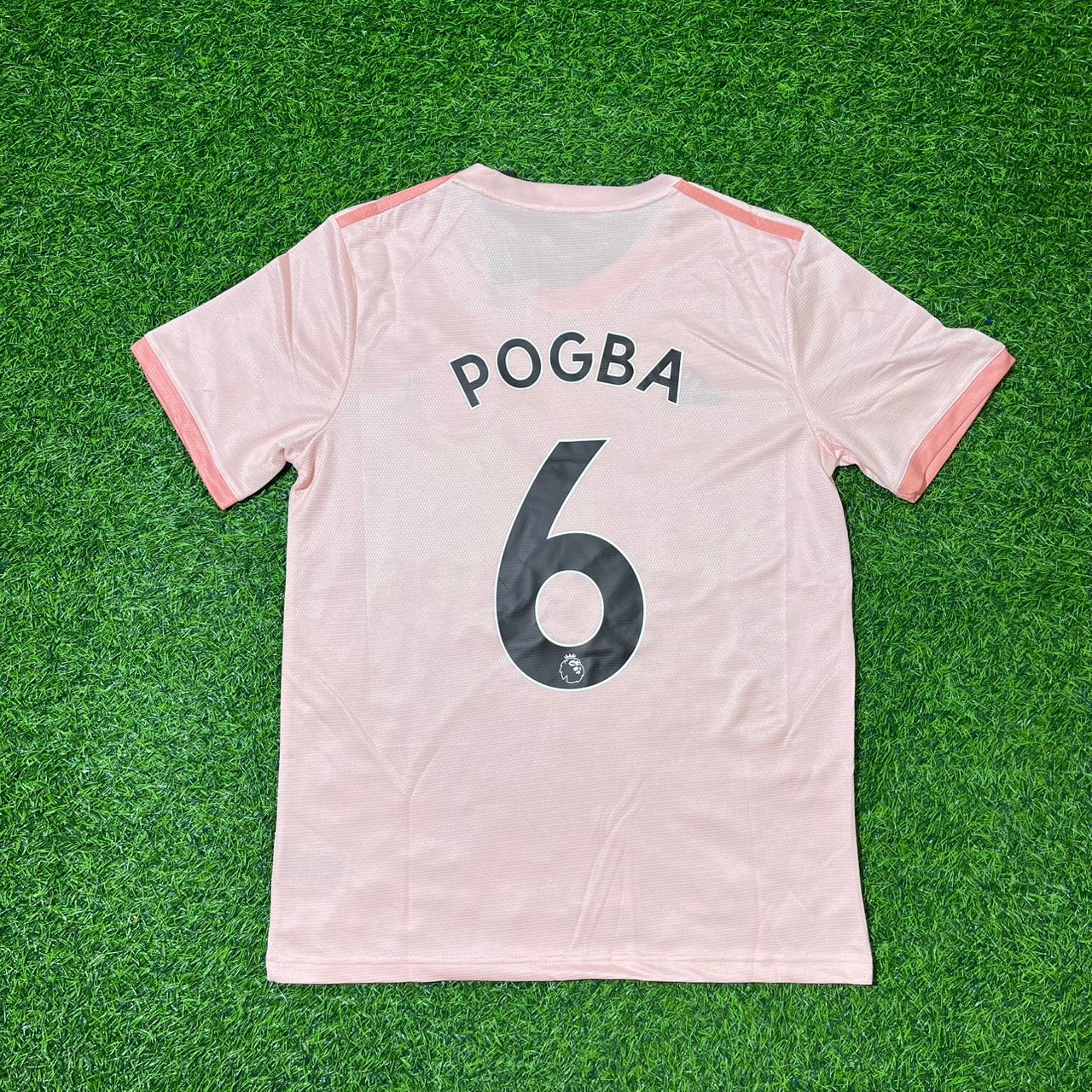 Paul Pogba Manchester United 2018/19 Pink Retro Football Jersey Kit