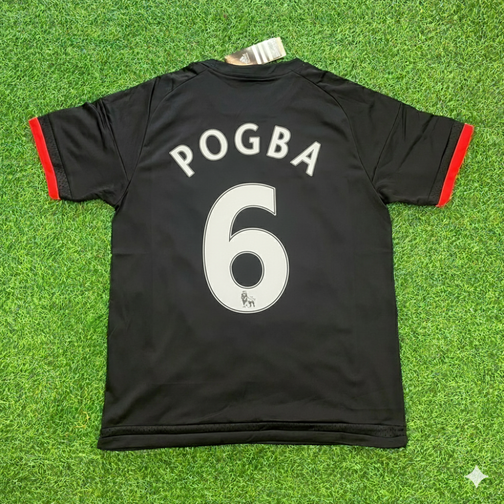 Paul Pogba Manchester United Retro-Fußballtrikot in Rot