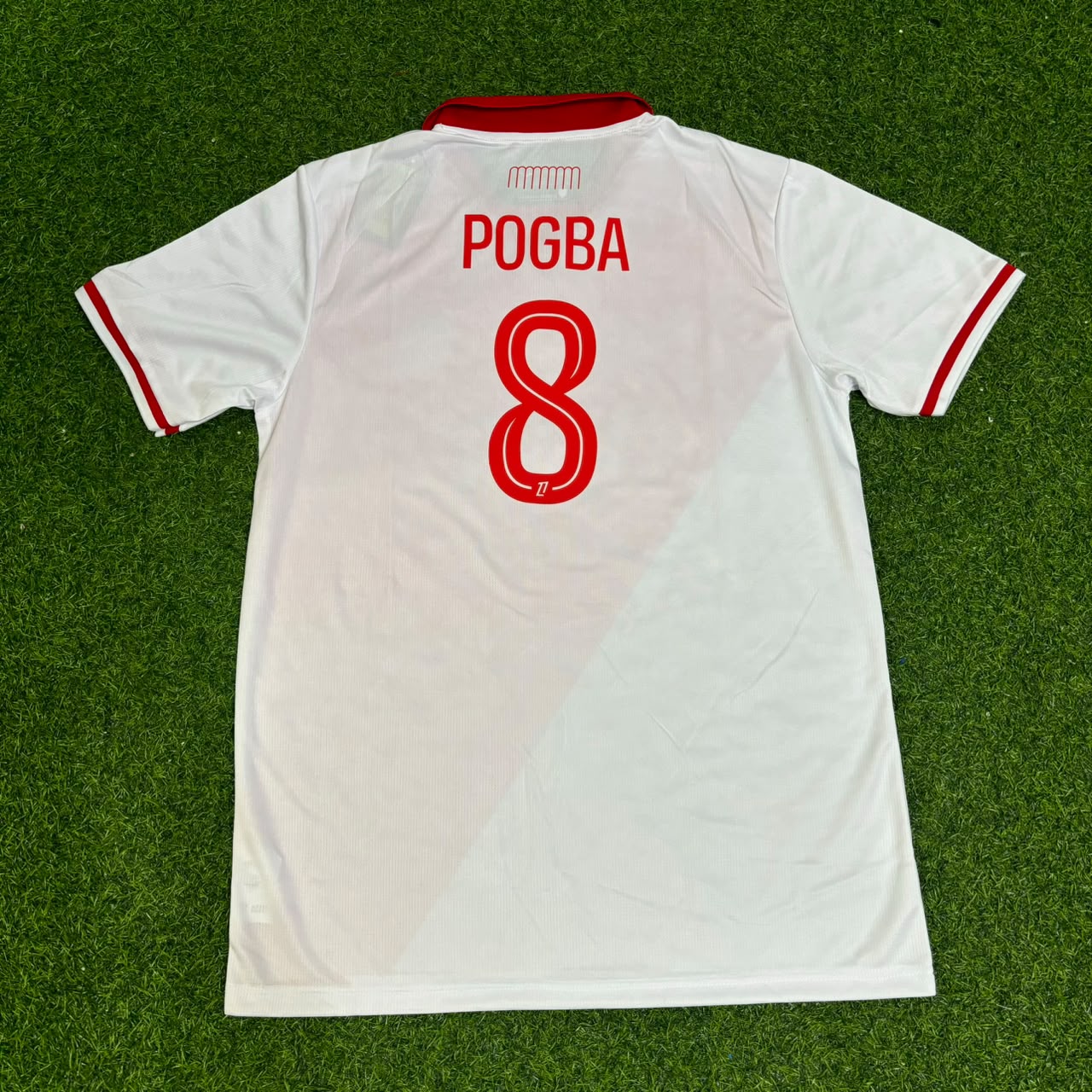 Paul Pogba Monaco Home New Season Jersey Kit Soccer Trikot Maillot Maglia
