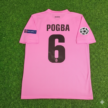 Paul Pogba Juventus Pink 2012 2013 Season Retro Jersey Soccer Shirt