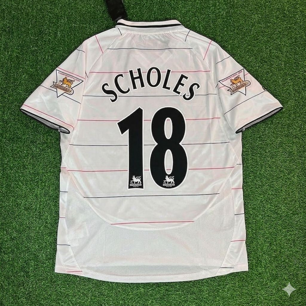 Paul Scholes #18 Manchester United 2003/2005 Retro Jersey Trikot
