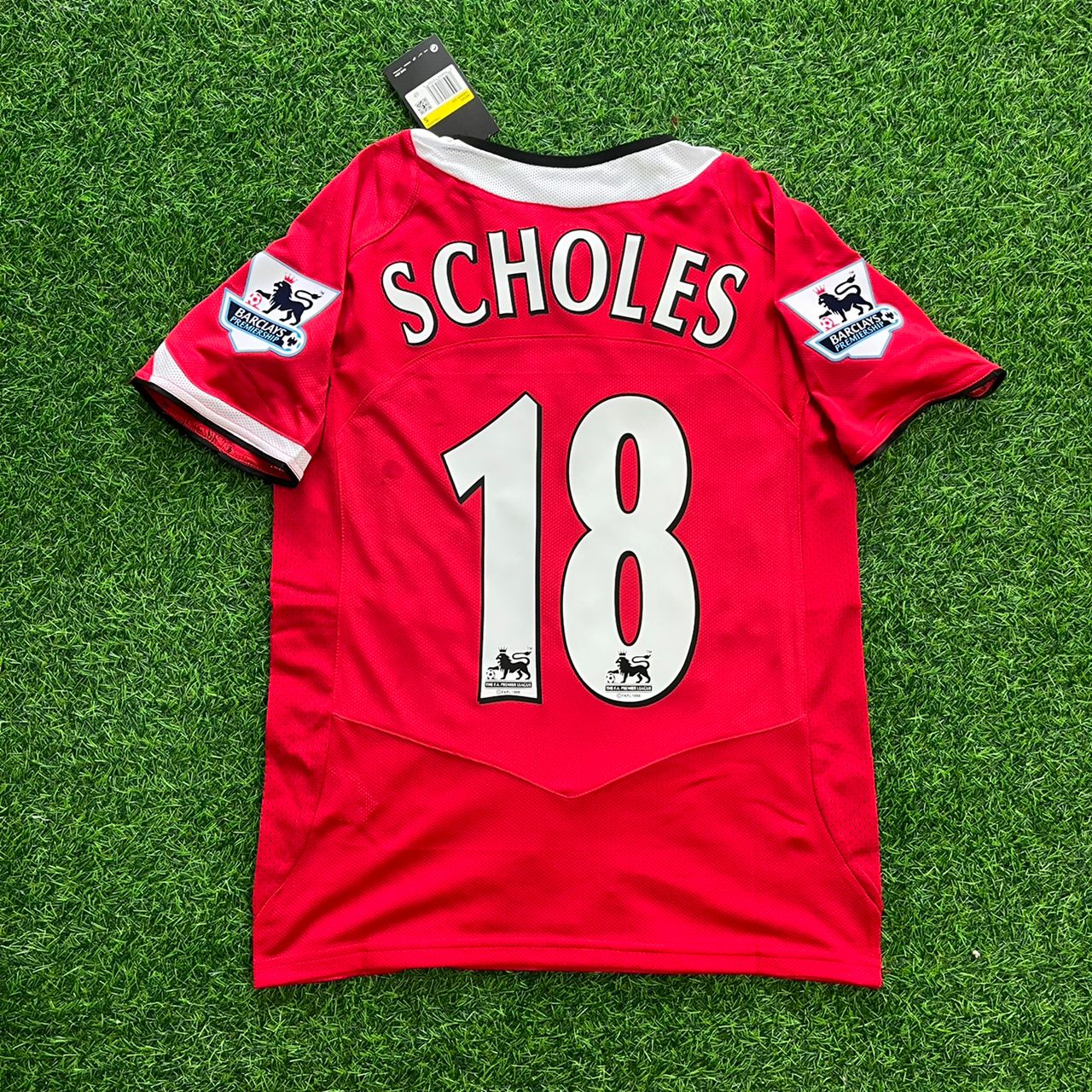 Paul Scholes Manchester United Retro 2005-06 Retro Jersey Maillot Maglia Soccer Shirt