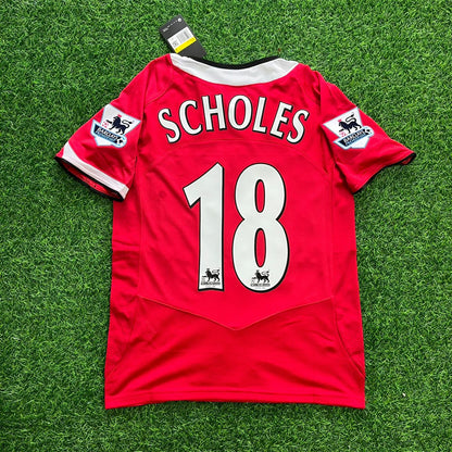 Paul Scholes Manchester United Retro 2005-06 Retro Jersey Maillot Maglia Soccer Shirt