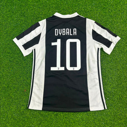 Paulo Dybala #10 Juventus 2017-2018 Retro Football Jersey