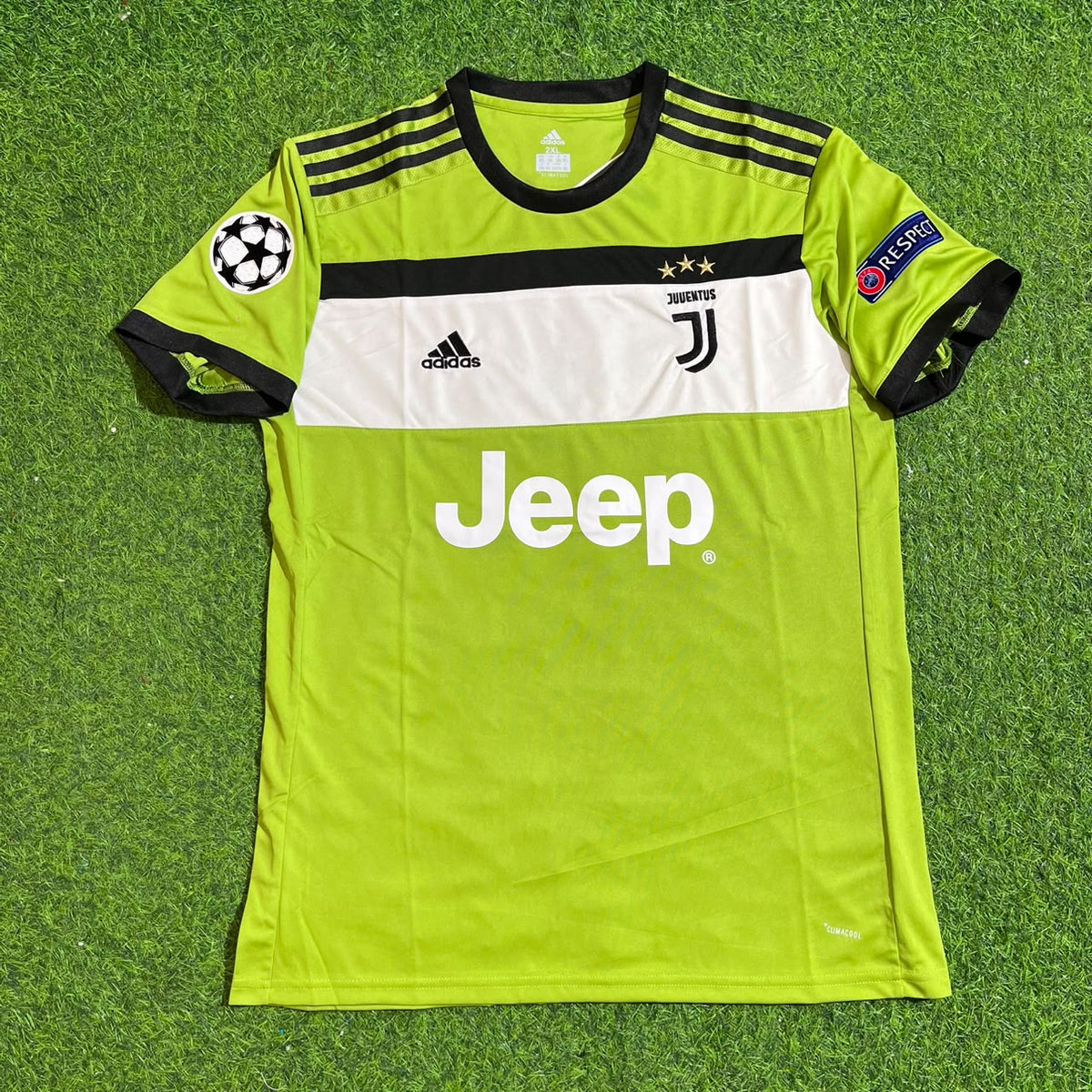 Paulo Dybala #10 Juventus 2017-2018 Season Third Green Retro Football Jersey