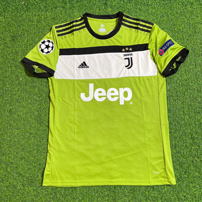 Paulo Dybala #10 Juventus 2017-2018 Season Third Green Retro Football Jersey