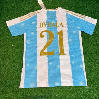 Paulo Dybala Argentina Commerative Anniversary Football Jersey Trikot Maillot