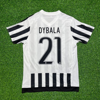 Paulo Dybala 21-Juventus 2015-2016 Retro Home Football Jersey Trikot