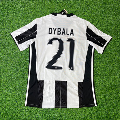 Paulo Dybala Juventus 2016/17 Home Retro Football Jersey Kit
