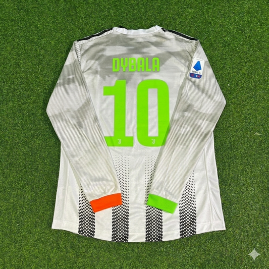 Paulo Dybala #10 Juventus 2019-2020 Long Sleeve Retro Football Jersey