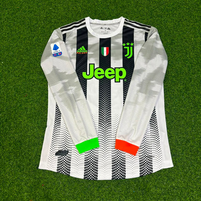 Paulo Dybala #10 Juventus 2019-2020 Long Sleeve Retro Football Jersey
