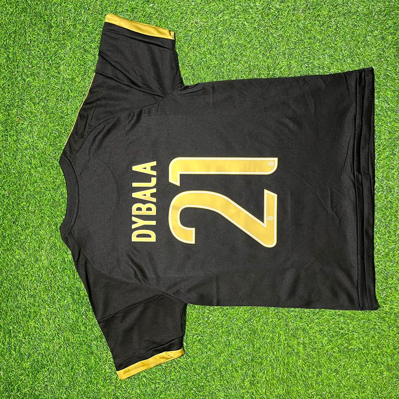 Maillot de football rétro noir Paulo Dybala Juventus
