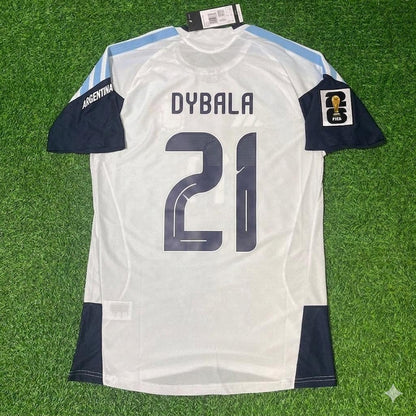 Paulo Dybala Argentina 2026 World Cup White Player Version New Season Football Jersey Kit
