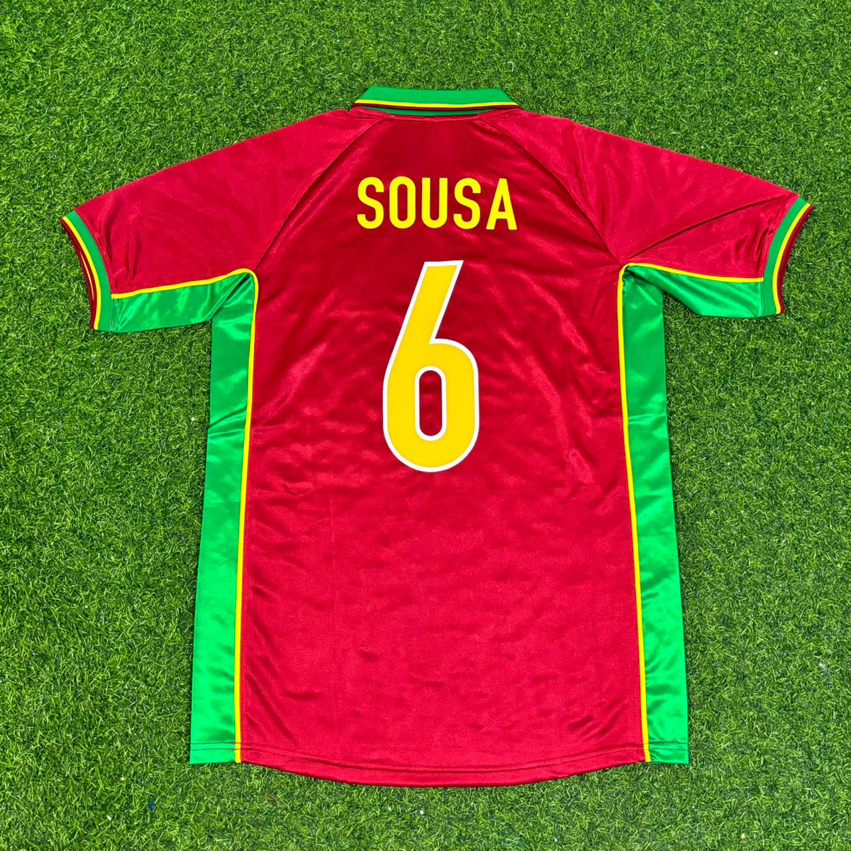 Paulo Sousa #6 Portugal 1998 World Cup Retro Jersey