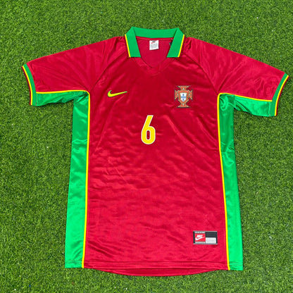 Paulo Sousa #6 Portugal 1998 World Cup Retro Jersey