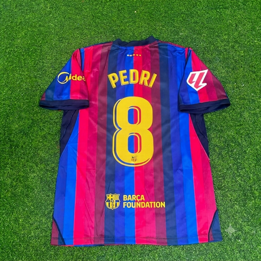 Pedri #8 Barcelona 2027 New Season Home Jersey Trikot Maillot Soccer Shirt
