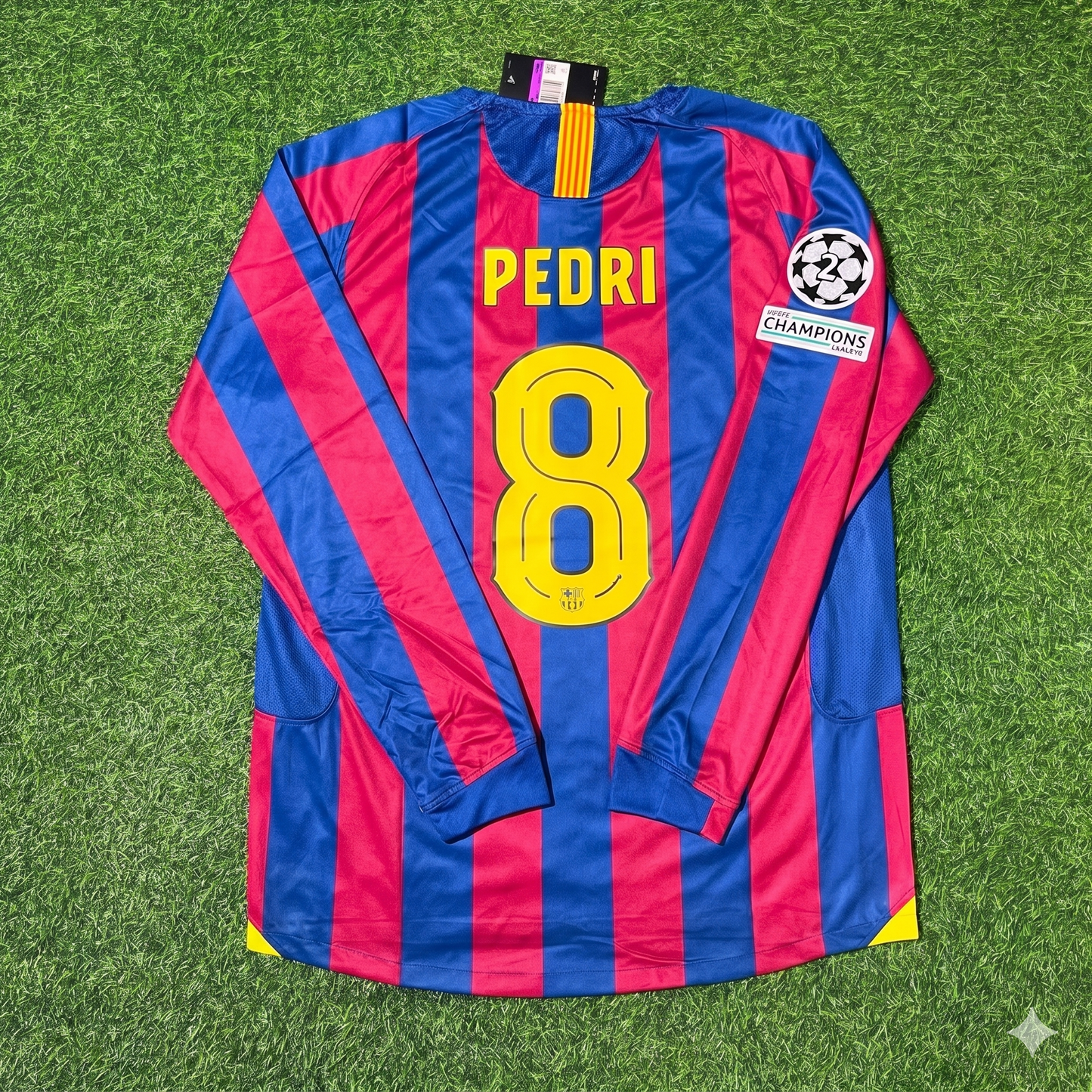 Pedri Barcelona Retro Football Jersey