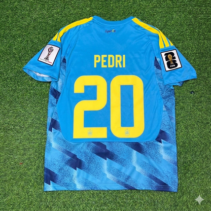 Pedri #20 Spain 2026 World Cup Blue Special Football Jersey
