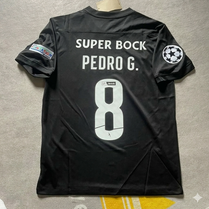 Pedro Gonçalves 8 – Sporting CP Lissabon Gedenk-Trikot Schwarz
