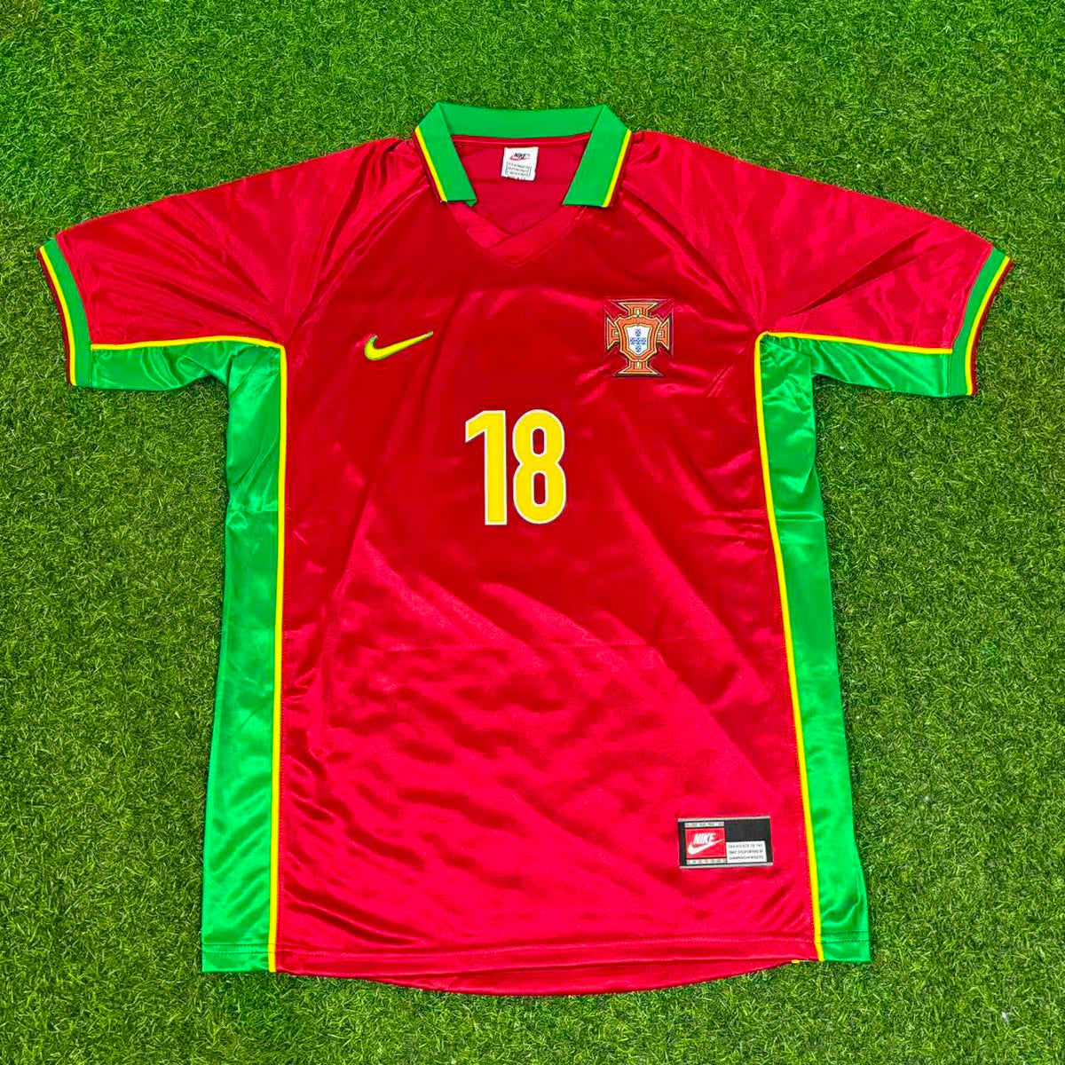 Pauleta #18 Portugal 1998 World Cup Retro Jersey