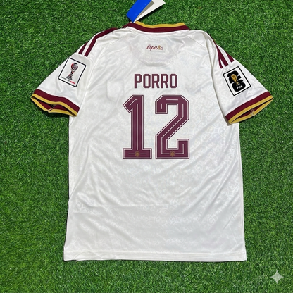Pedro Porro 12- Spain 2026 World Cup Away Football Jersey