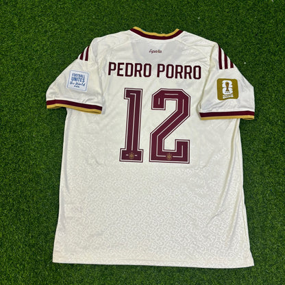 Pedro Porro 12- Spain 2026 World Cup Away Football Jersey
