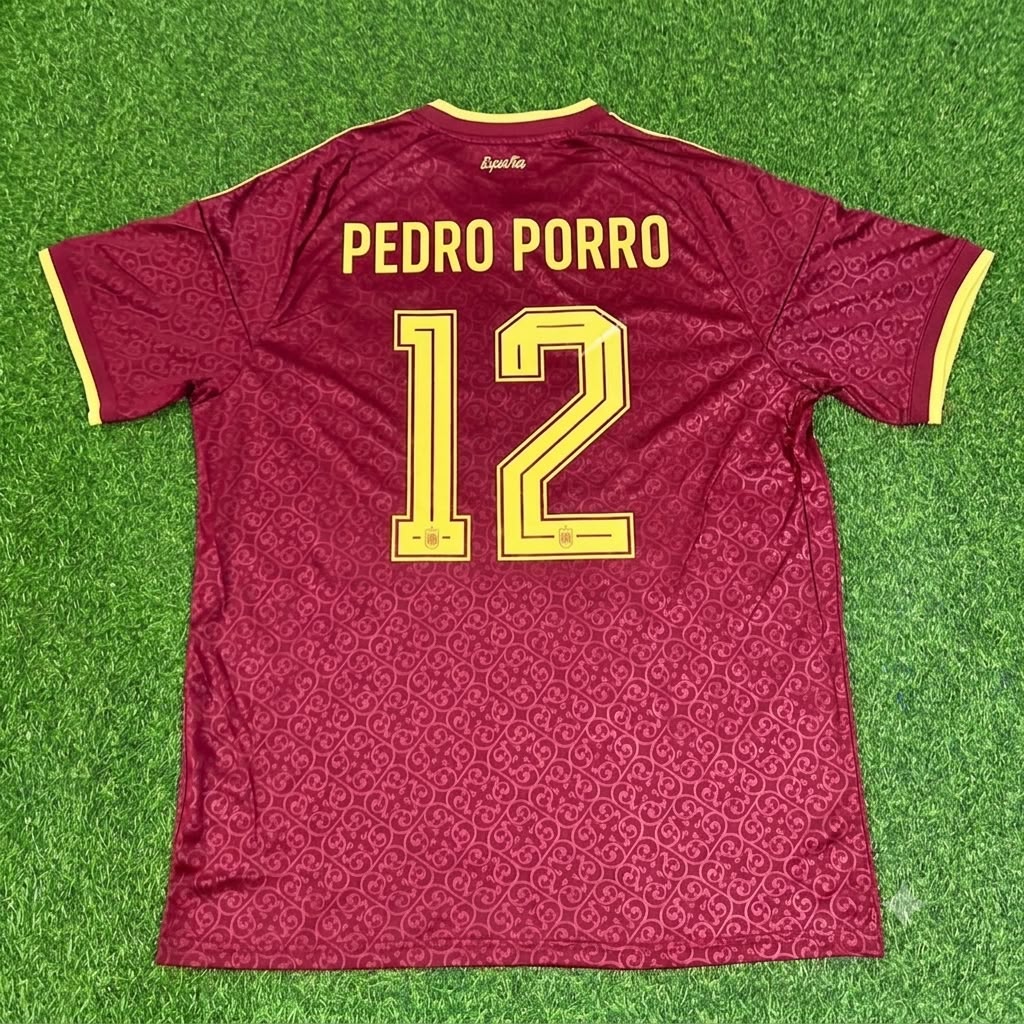 Pedro Porro Spain 2026 World Cup Special Edition Football Jersey