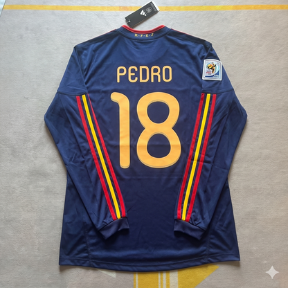 Pedro - Spain 2010 World Cup Final Retro Jersey Trikot