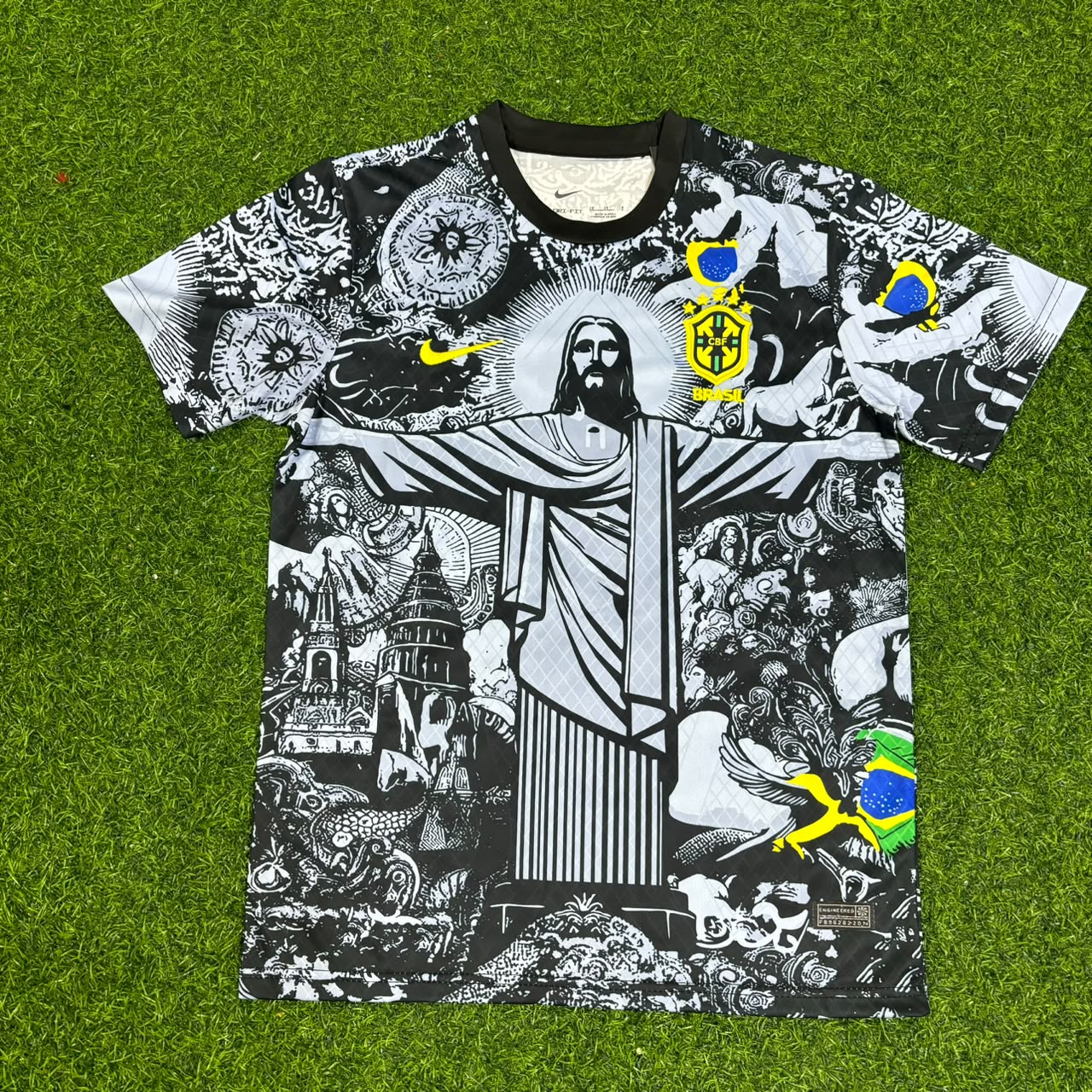 Pele Brazil Iconic Kids Retro Football Jersey Trikot Maglia Soccer Shirt