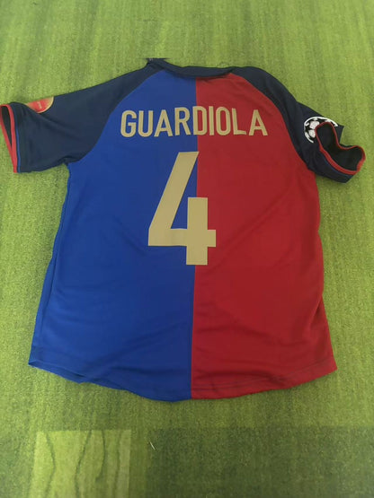 Pep Guardiola Barcelona 1998/1999 Retro-Trikot – | Trikot | Maillot-Fußballtrikot