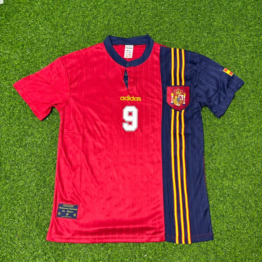 Pep Guardiola Spain Retro 1996 Jersey Maillot Trikot Camiseta