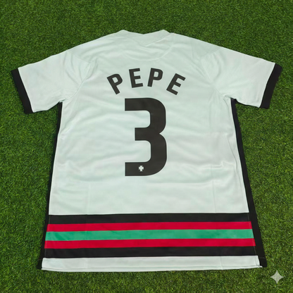 Pepe Portugal EURO 2020 Retro Away Football Jersey