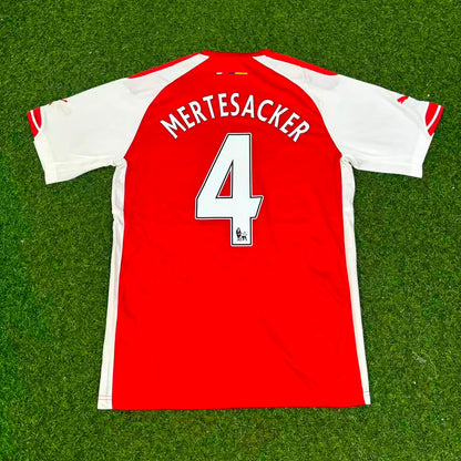 Per Mertesacker Arsenal 2014/2015 Home Football Jersey Kit