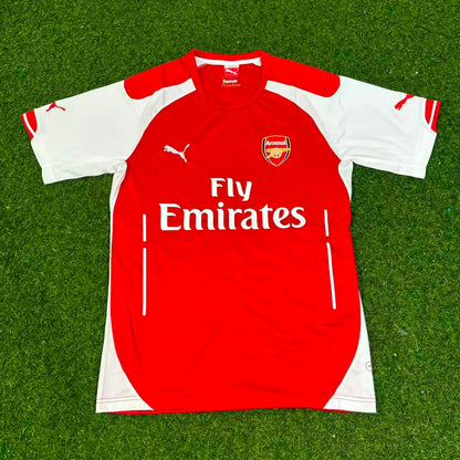 Per Mertesacker Arsenal 2014/2015 Home Football Jersey Kit