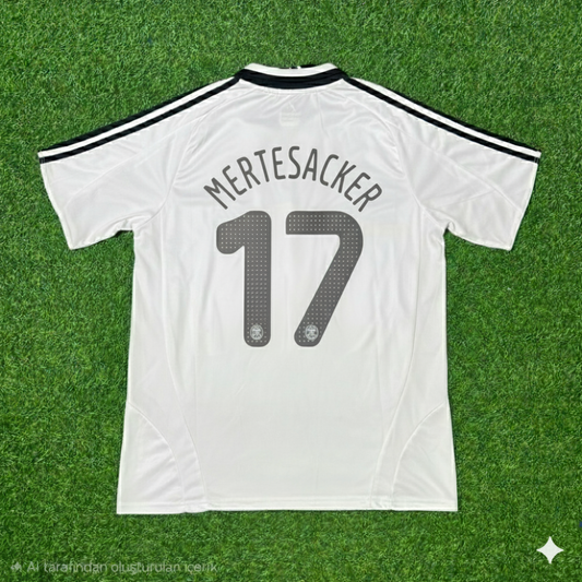 Per Mertesacker Germany EURO 2008 Retro Football Jersey Kit