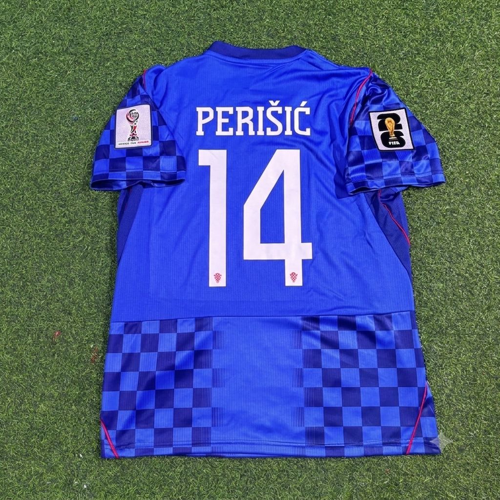 Ivan Perisic Croatia 2026 World Cup Away Blue Football Jersey