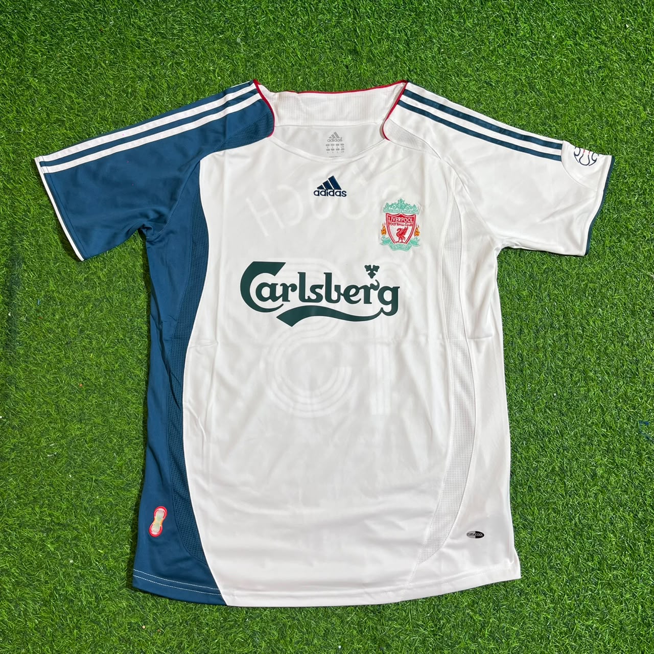 Peter Crouch Liverpool 2006 2007 White Retro Jersey