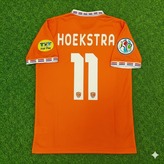 Peter Hoekstra Netherlands EURO 1996 Home Retro Football Jersey