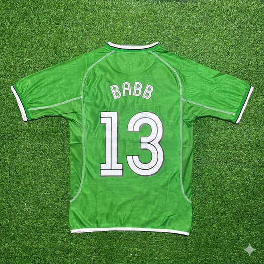 Phil Babb Ireland 2000/2002 Retro Green Football Jersey